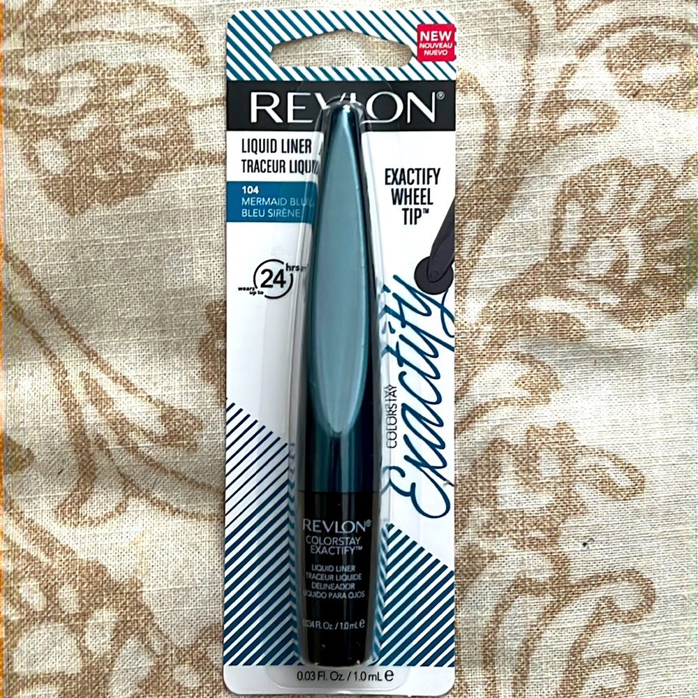 Revlon Colorstay Liquid Liner Exactify Wheel Tip 104 Mermaid Blue NWT